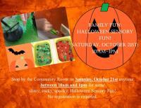 Family Fun: Halloween Sensory Fun!